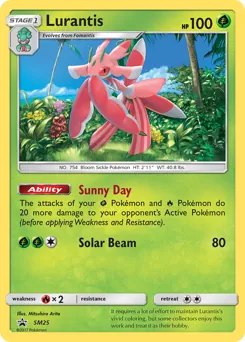 SM Black Star Promos Lurantis Pokémon card